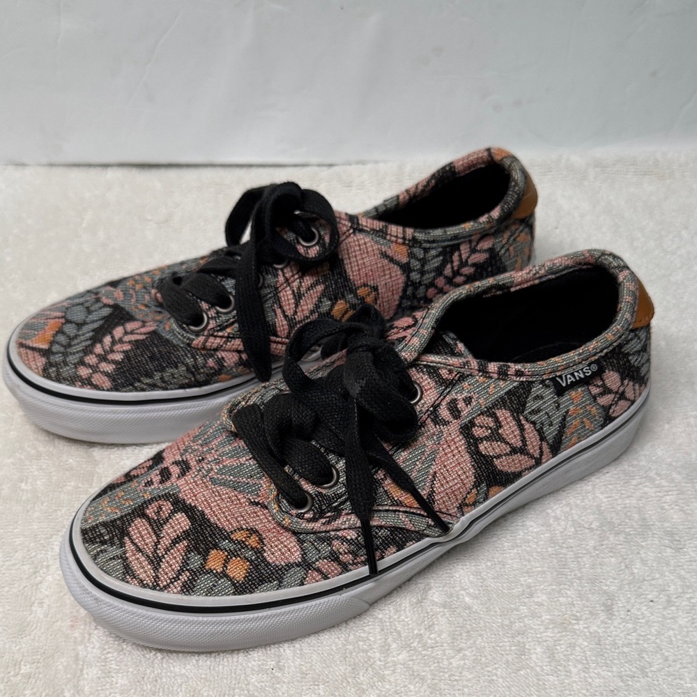 Vans Camden DX Jacquard Floral Sneakers Size 6